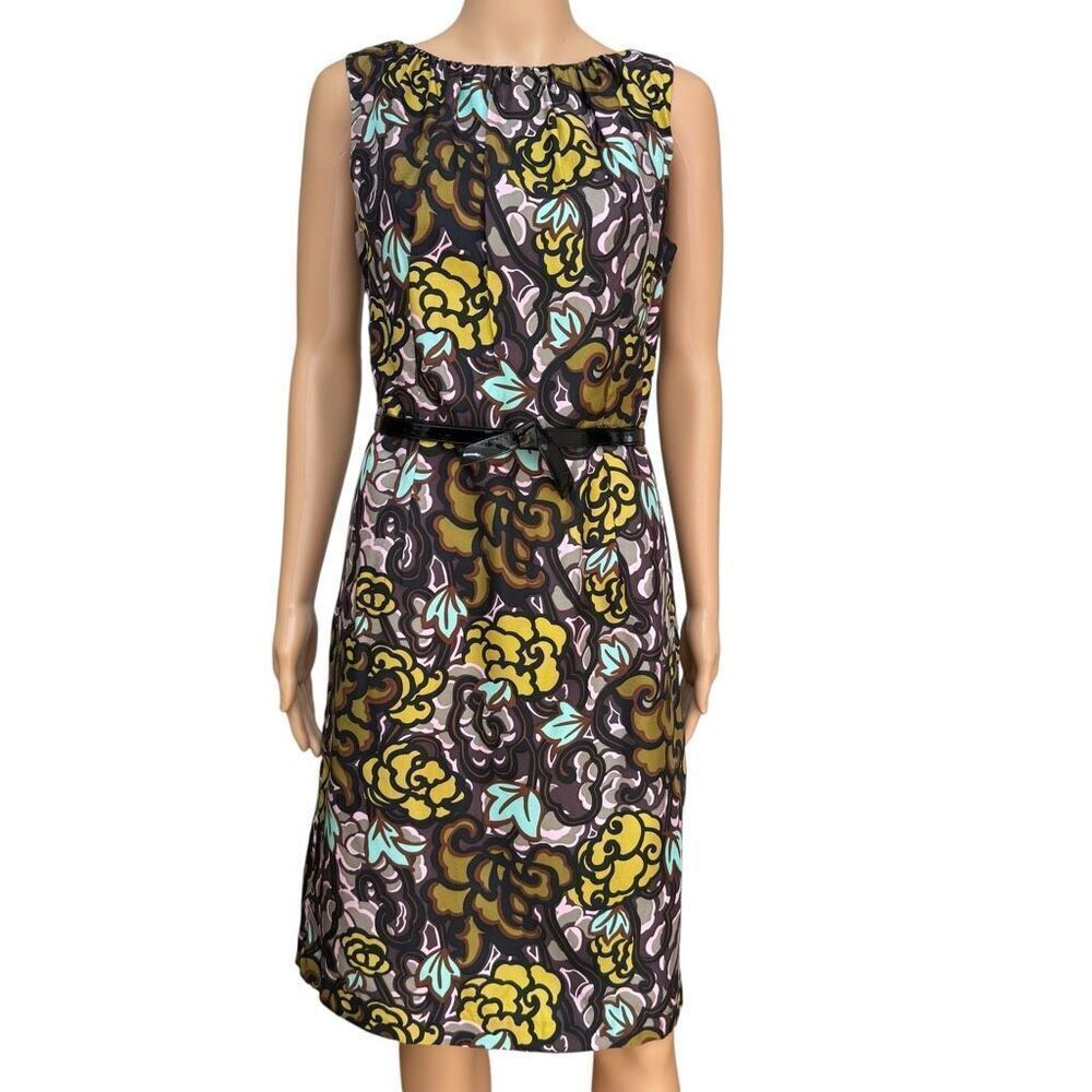 Milly of New York sheath Dress Gallerina Floral Print 100% size 8